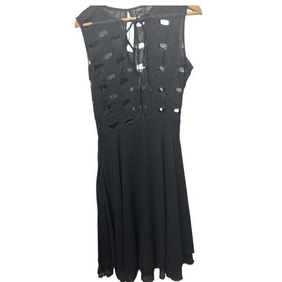 Voodoo Vixen Black Cutout Midi Dress - Size Medium - Picture 2 of 3